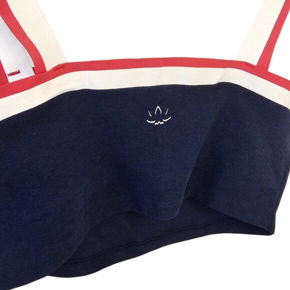 Beyond Yoga Spacedye Sea You There High Cropped Tank, Blue, Athletic ,Size L - Picture 3 of 10